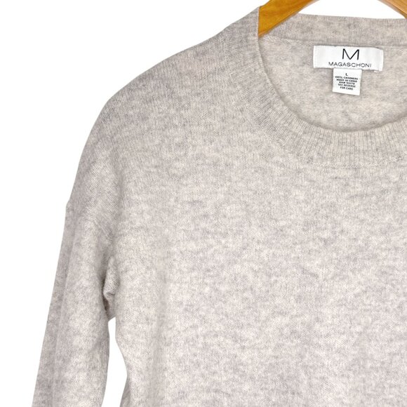 Magaschoni Cashmere Crewneck Sweater Size L - Picture 4 of 5